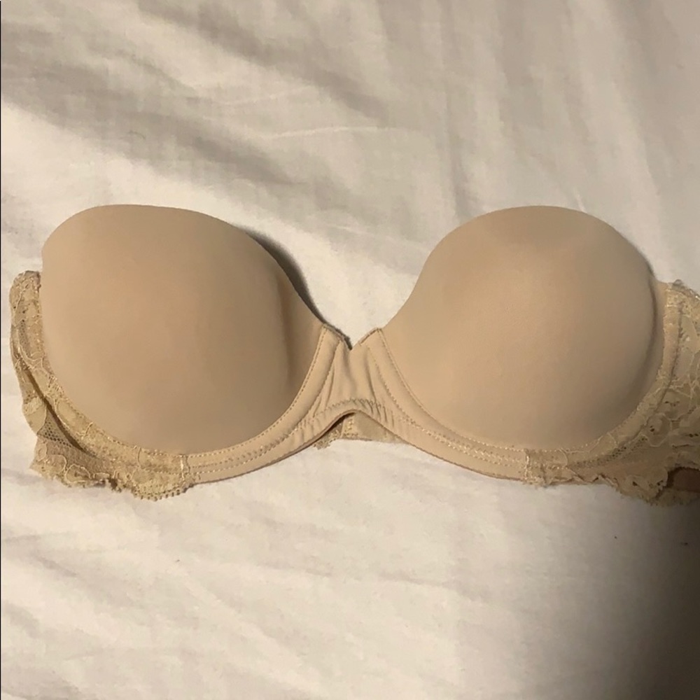 Strapless bra without convertible strap